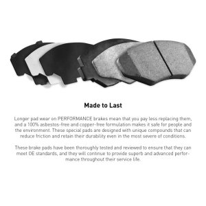 Acura TL Brake Pads - Front - R1 Concepts - R1 Performance Sport - `04-`08